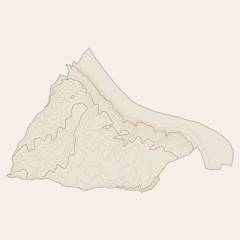 Saint-Romain-en-Gal : courbes de niveau