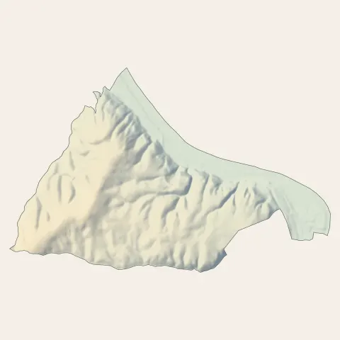 Saint-Romain-en-Gal : relief