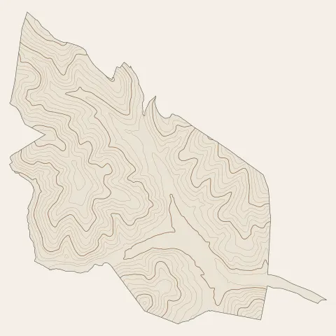 Tarare : courbes de niveau
