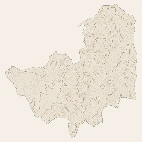 Thizy-les-Bourgs : courbes de niveau