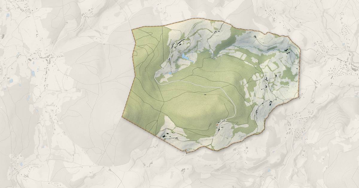 Portrait cartographique de Vernay : relief, eau, forêts, bâti et voies, calculés à partir des données de l'IGN
