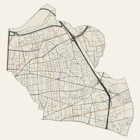 Villeurbanne : voies