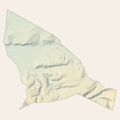 Chaponnay : relief