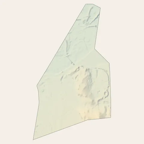 Décines-Charpieu : relief
