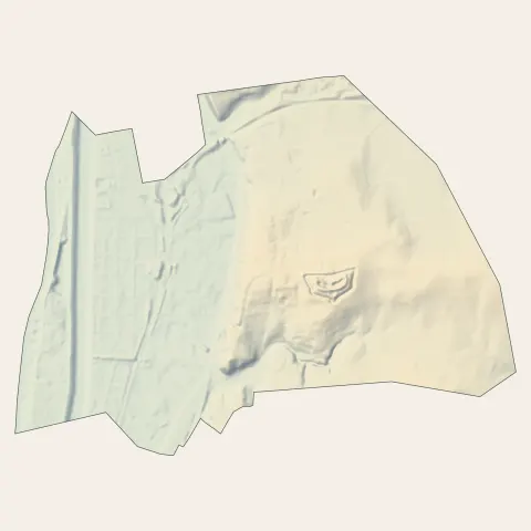 Feyzin : relief