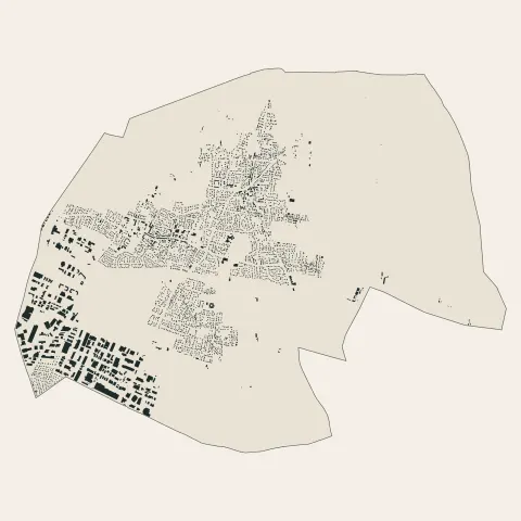 Genas : bâti
