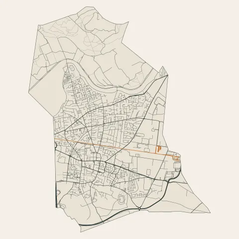 Meyzieu : voies