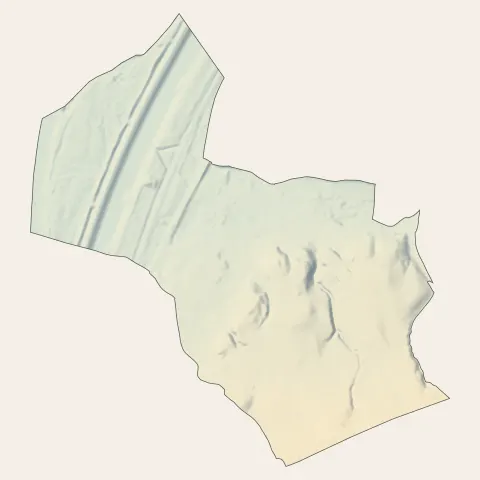 Sérézin-du-Rhône : relief
