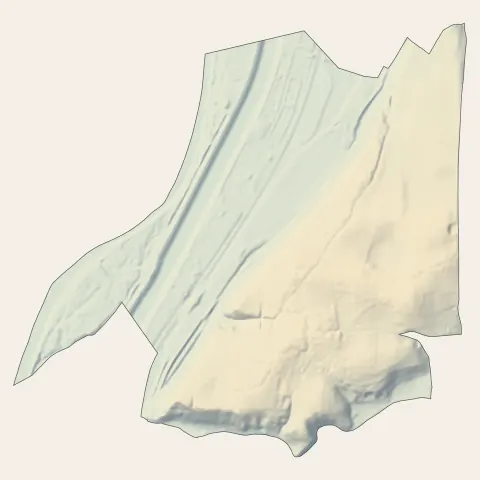 Solaize : relief