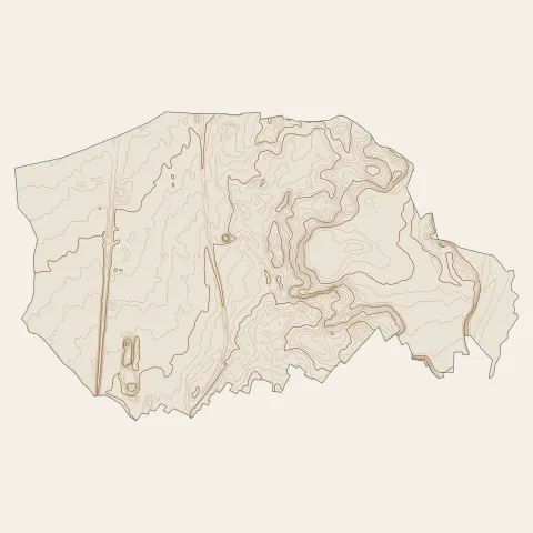 Colombier-Saugnieu : courbes de niveau