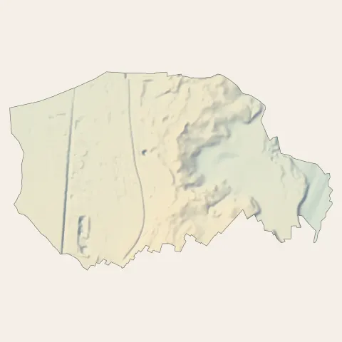 Colombier-Saugnieu : relief