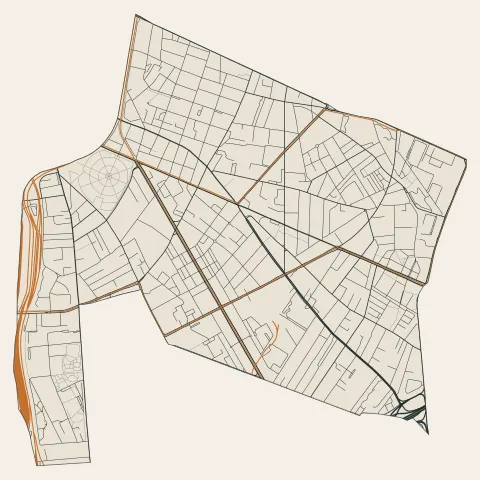 Lyon 8e Arrondissement : voies