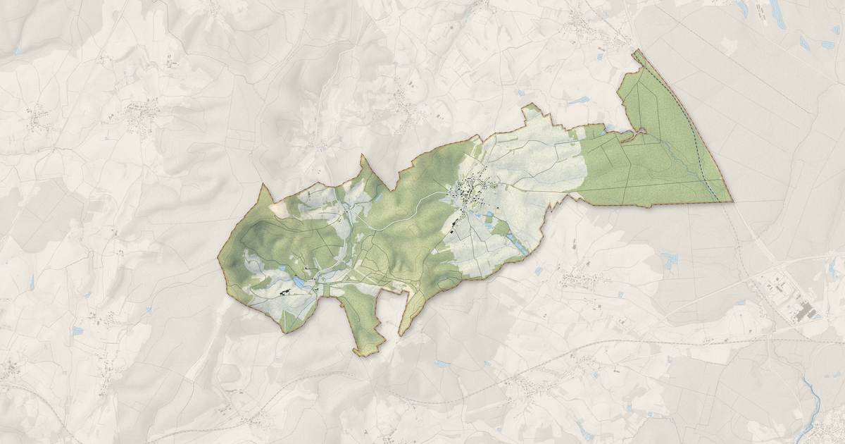 Portrait cartographique de Adelans-et-le-Val-de-Bithaine : relief, eau, forêts, bâti et voies, calculés à partir des données de l'IGN