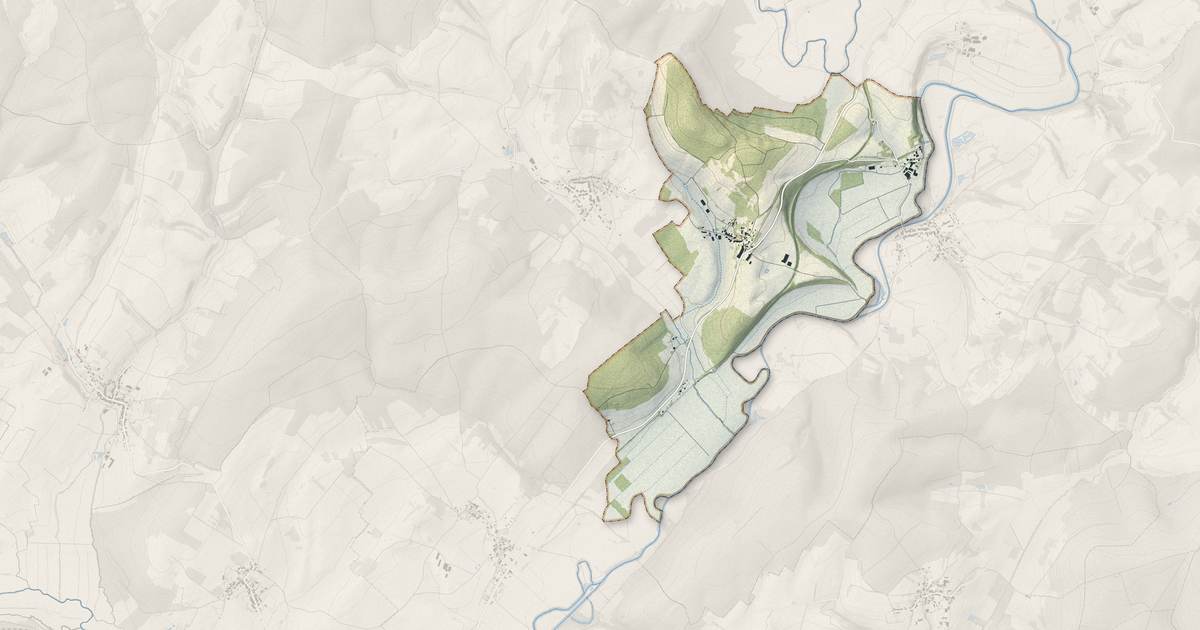 Portrait cartographique de Aisey-et-Richecourt : relief, eau, forêts, bâti et voies, calculés à partir des données de l'IGN