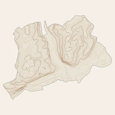 Arc-lès-Gray : courbes de niveau