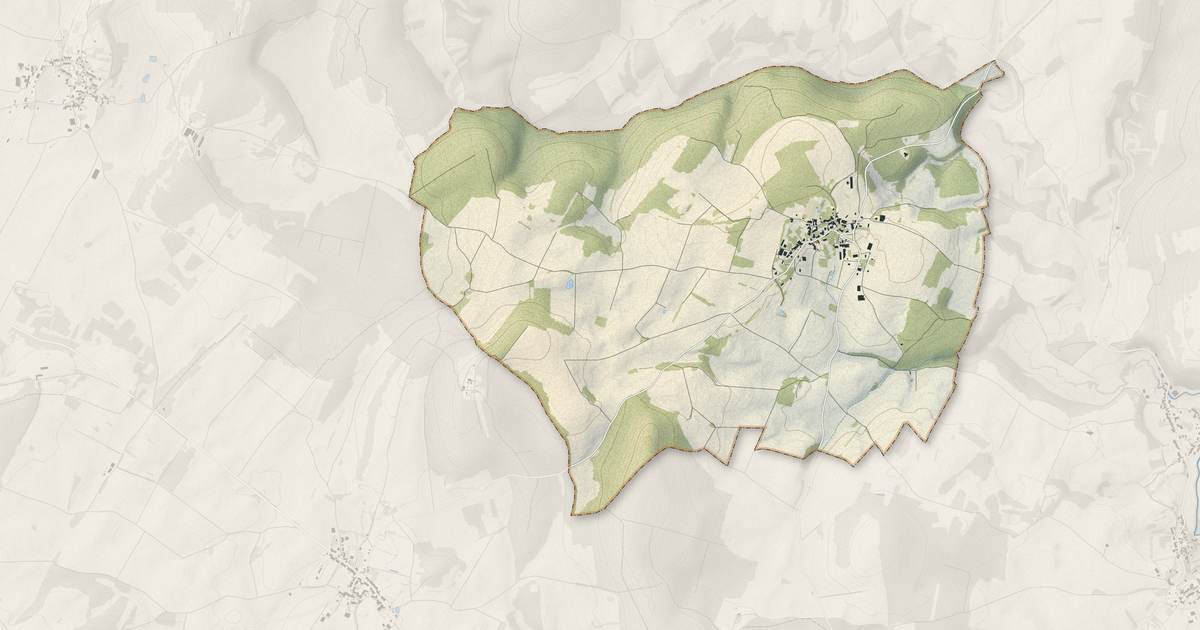 Portrait cartographique de Argillières : relief, eau, forêts, bâti et voies, calculés à partir des données de l'IGN