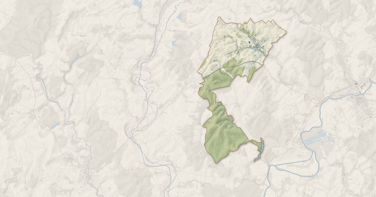 Portrait cartographique de Autrey-lès-Gray : relief, eau, forêts, bâti et voies, calculés à partir des données de l'IGN