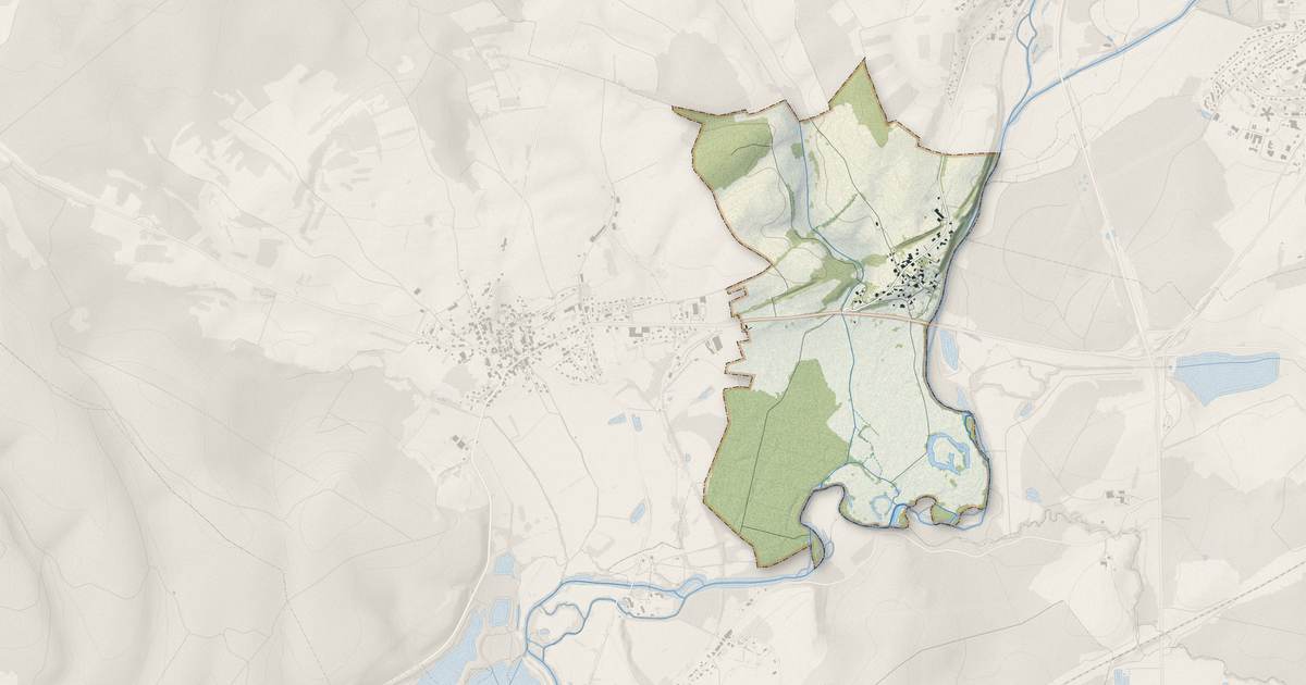 Portrait cartographique de Autrey-le-Vay : relief, eau, forêts, bâti et voies, calculés à partir des données de l'IGN