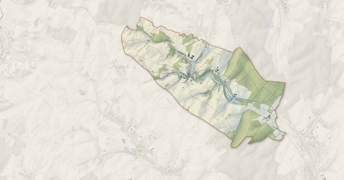 Portrait cartographique de Auvet-et-la-Chapelotte : relief, eau, forêts, bâti et voies, calculés à partir des données de l'IGN
