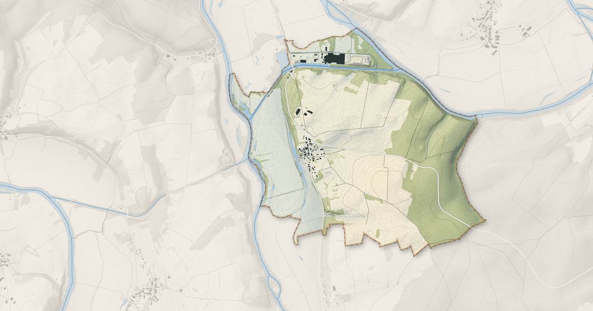 Portrait cartographique de Chassey-lès-Scey : relief, eau, forêts, bâti et voies, calculés à partir des données de l'IGN