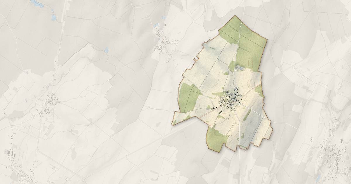 Portrait cartographique de Chaumercenne : relief, eau, forêts, bâti et voies, calculés à partir des données de l'IGN