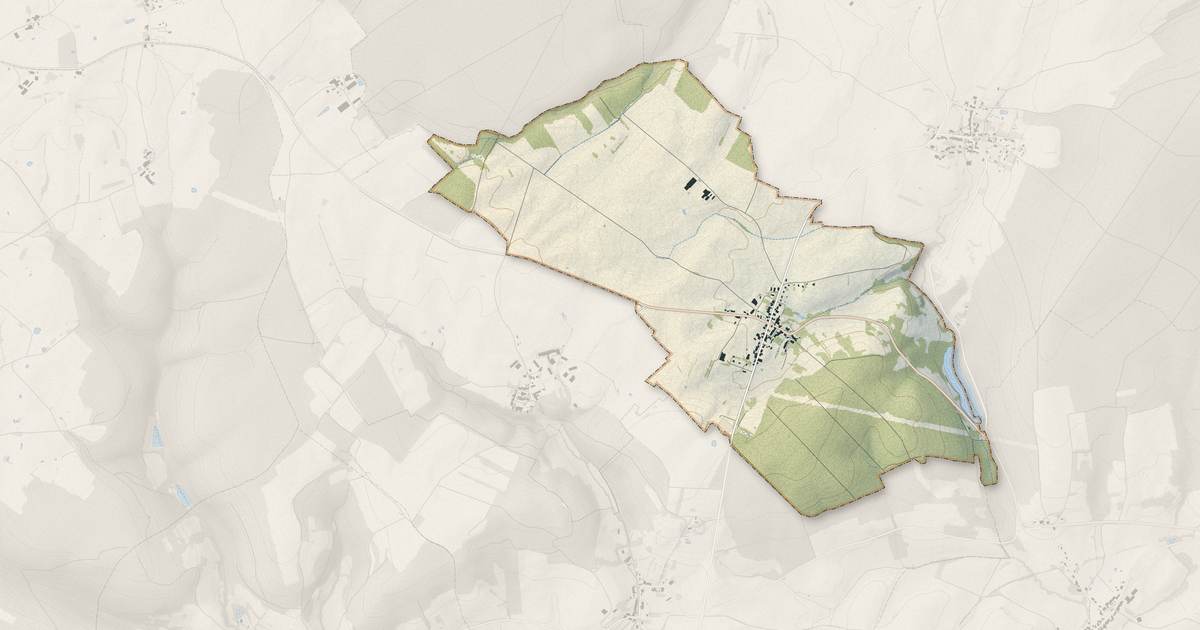 Portrait cartographique de Cintrey : relief, eau, forêts, bâti et voies, calculés à partir des données de l'IGN
