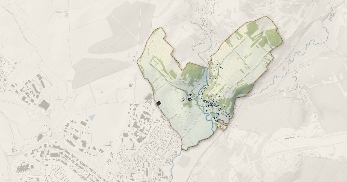 Portrait cartographique de Coulevon : relief, eau, forêts, bâti et voies, calculés à partir des données de l'IGN