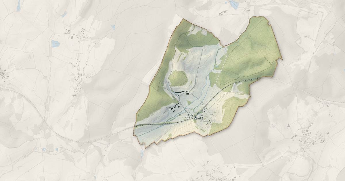 Portrait cartographique de La Creuse : relief, eau, forêts, bâti et voies, calculés à partir des données de l'IGN