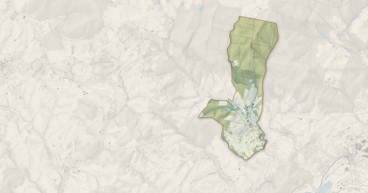 Portrait cartographique de Cuve : relief, eau, forêts, bâti et voies, calculés à partir des données de l'IGN