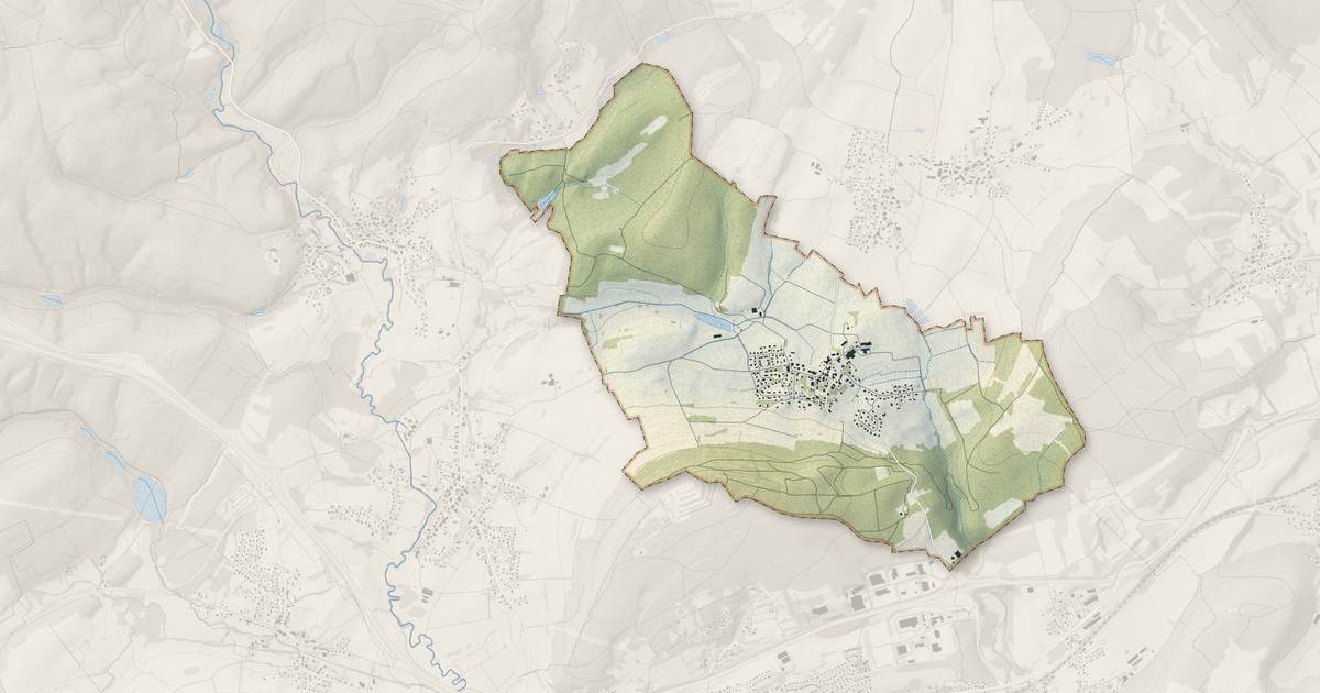 Portrait cartographique de Échenans-sous-Mont-Vaudois : relief, eau, forêts, bâti et voies, calculés à partir des données de l'IGN