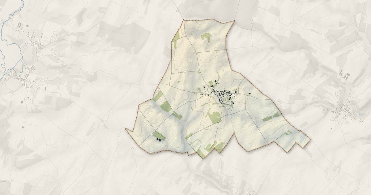 Portrait cartographique de Fahy-lès-Autrey : relief, eau, forêts, bâti et voies, calculés à partir des données de l'IGN