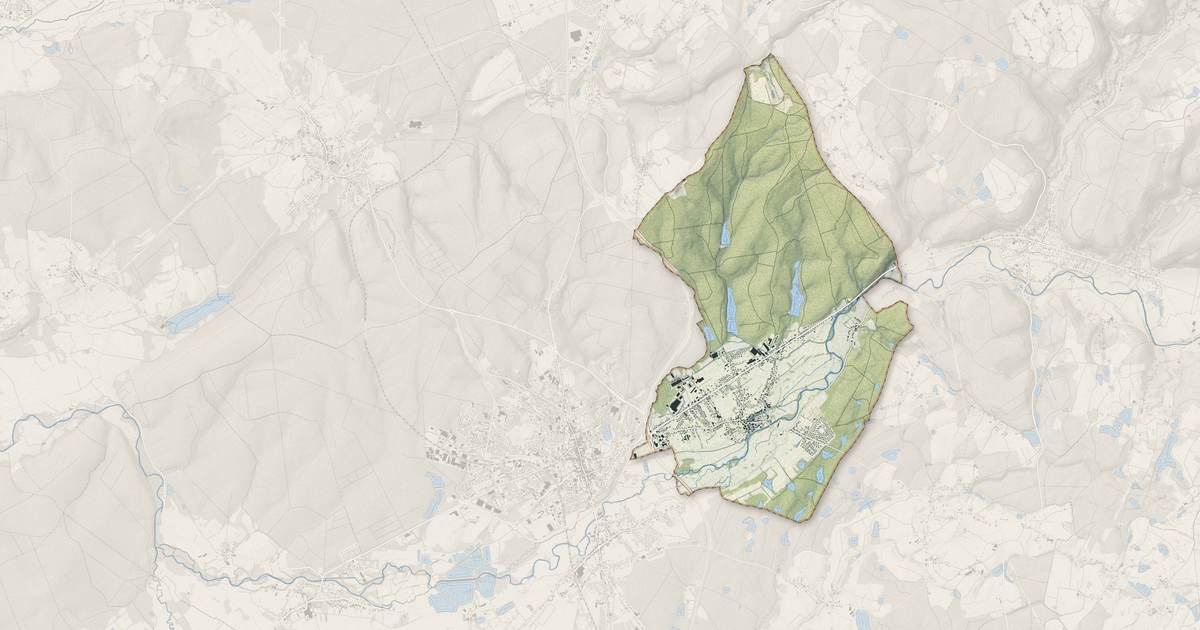 Portrait cartographique de Froideconche : relief, eau, forêts, bâti et voies, calculés à partir des données de l'IGN