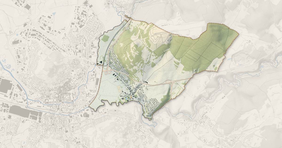 Portrait cartographique de Frotey-lès-Vesoul : relief, eau, forêts, bâti et voies, calculés à partir des données de l'IGN