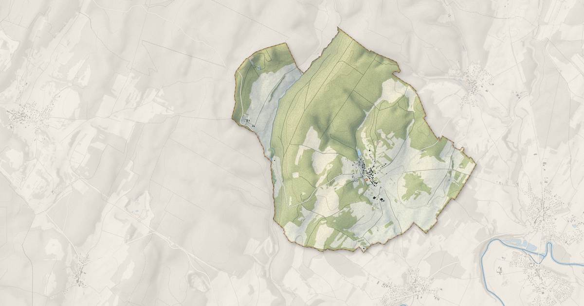 Portrait cartographique de Gézier-et-Fontenelay : relief, eau, forêts, bâti et voies, calculés à partir des données de l'IGN