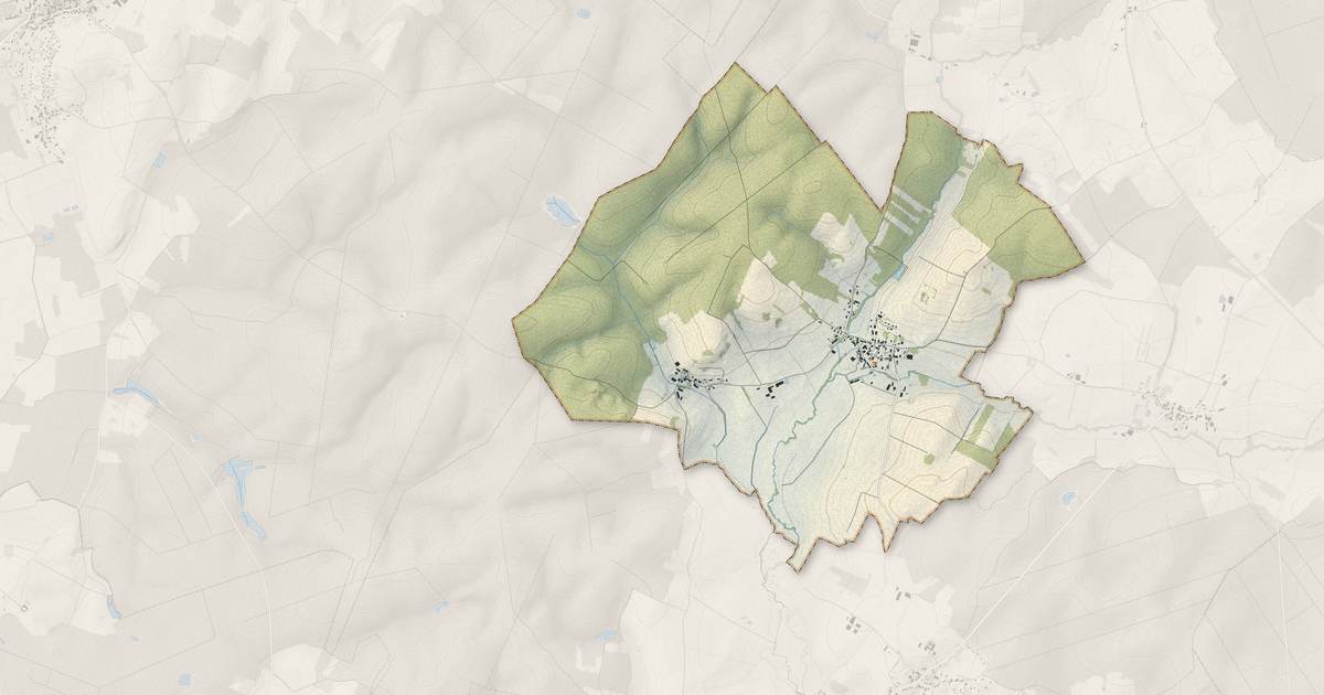 Portrait cartographique de Igny : relief, eau, forêts, bâti et voies, calculés à partir des données de l'IGN