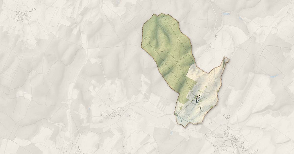 Portrait cartographique de Lieucourt : relief, eau, forêts, bâti et voies, calculés à partir des données de l'IGN