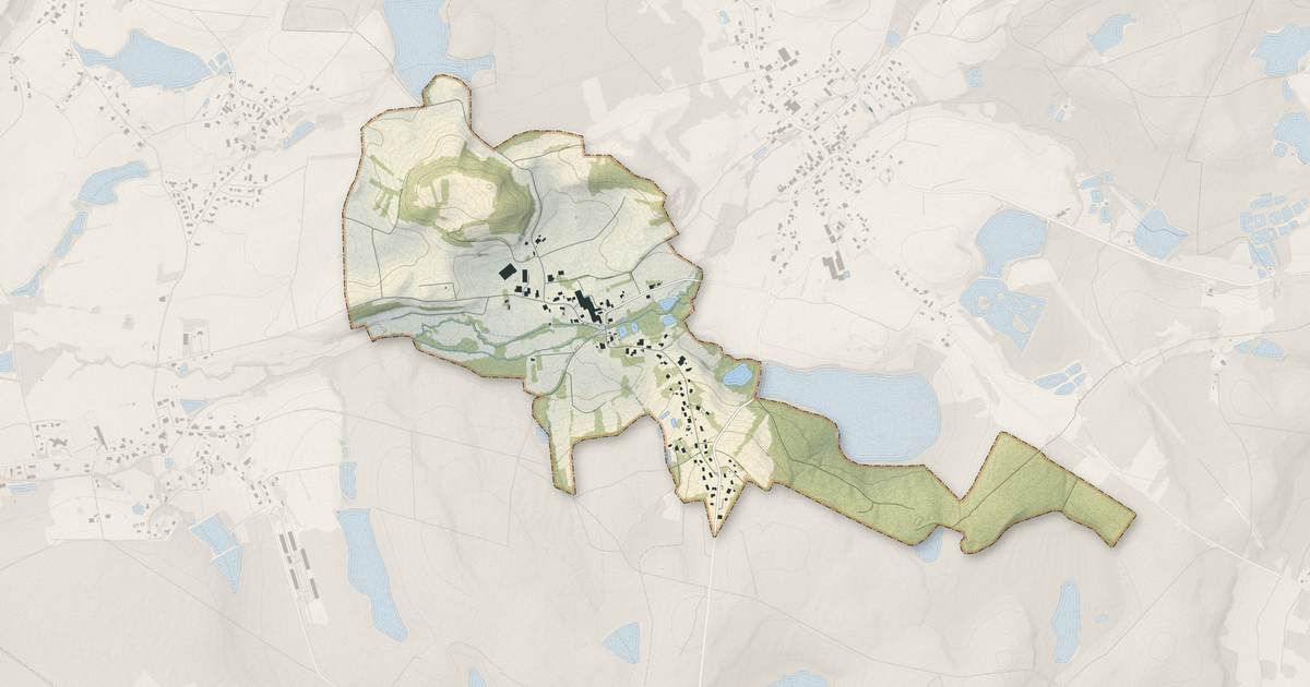 Portrait cartographique de Linexert : relief, eau, forêts, bâti et voies, calculés à partir des données de l'IGN
