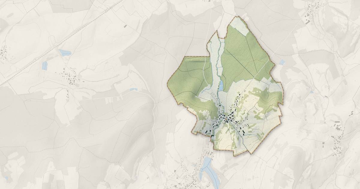 Portrait cartographique de Mélecey : relief, eau, forêts, bâti et voies, calculés à partir des données de l'IGN