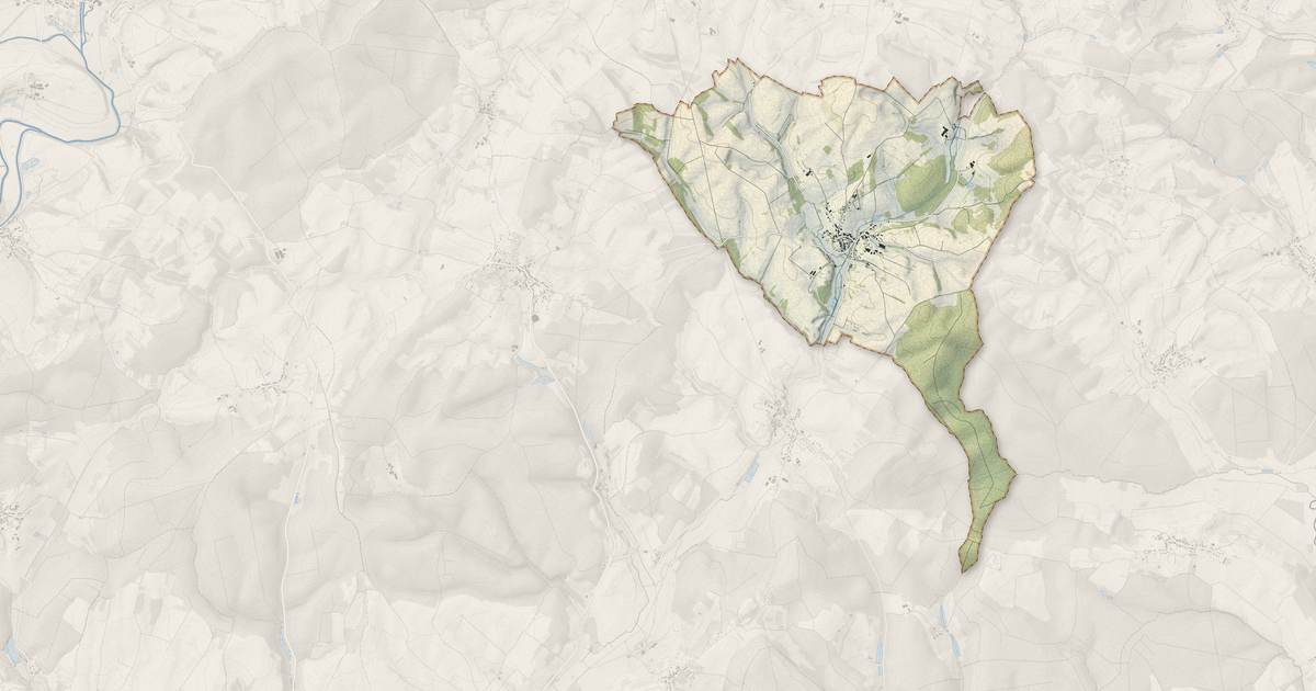 Portrait cartographique de Melincourt : relief, eau, forêts, bâti et voies, calculés à partir des données de l'IGN