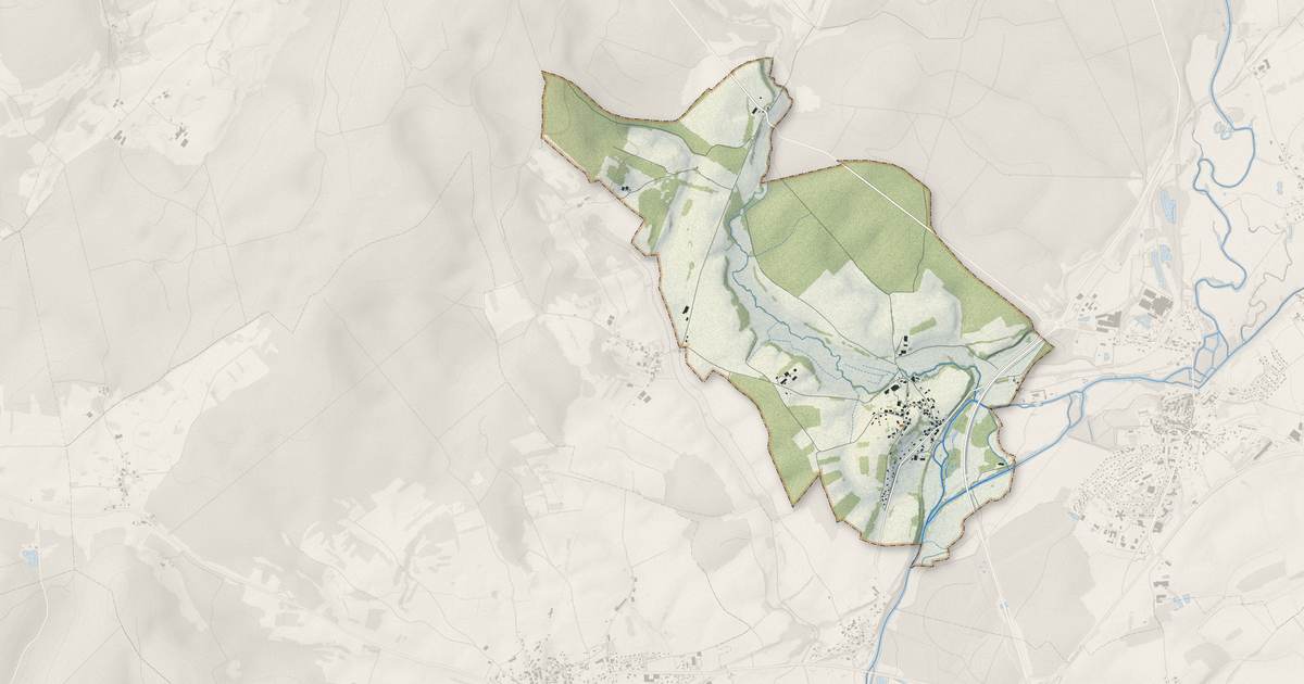 Portrait cartographique de Moimay : relief, eau, forêts, bâti et voies, calculés à partir des données de l'IGN