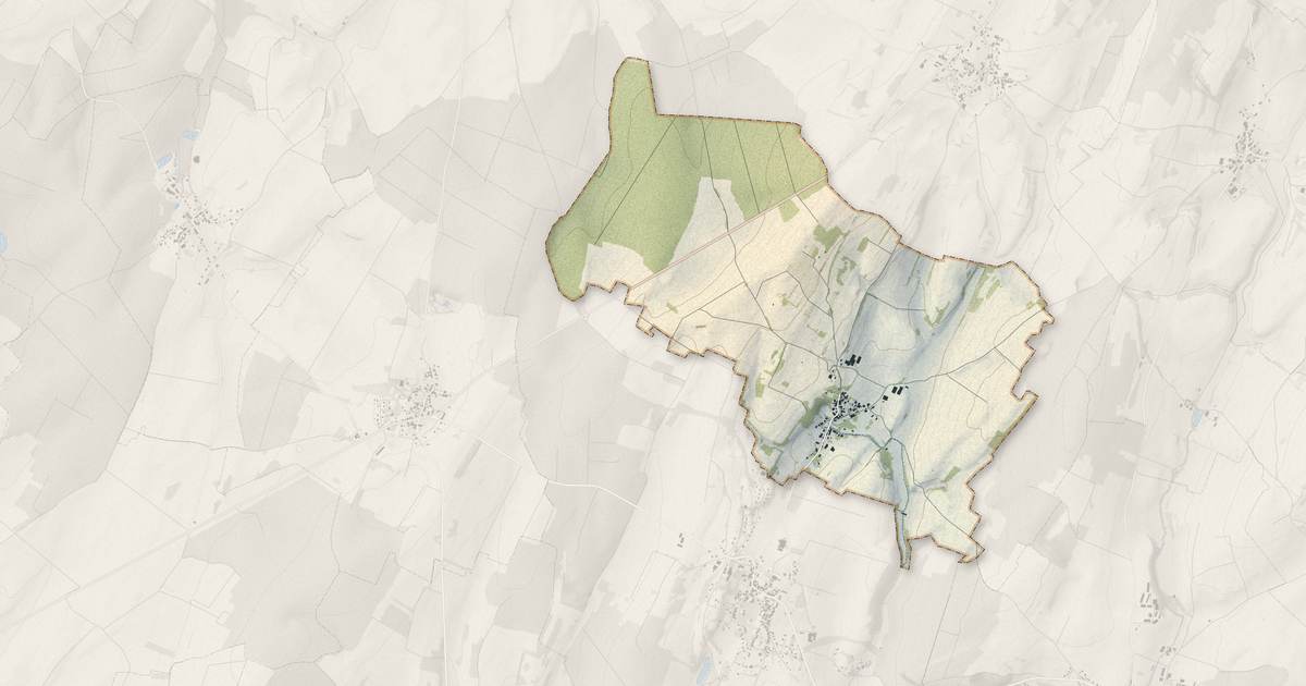 Portrait cartographique de Motey-Besuche : relief, eau, forêts, bâti et voies, calculés à partir des données de l'IGN