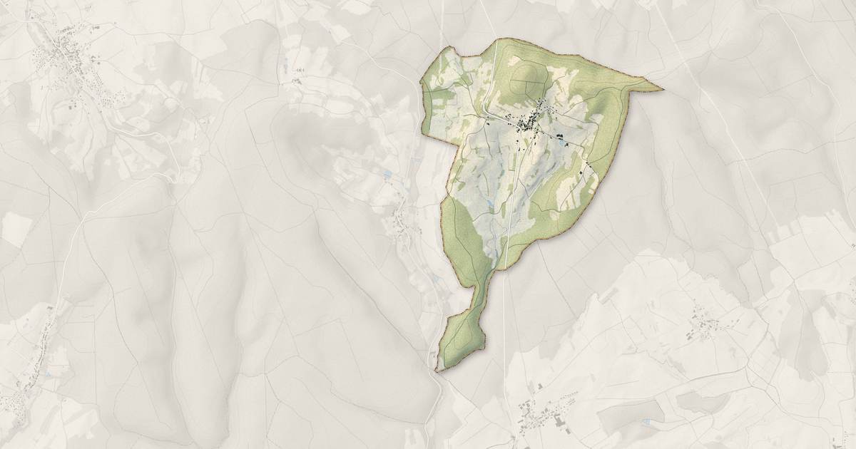 Portrait cartographique de Neurey-en-Vaux : relief, eau, forêts, bâti et voies, calculés à partir des données de l'IGN
