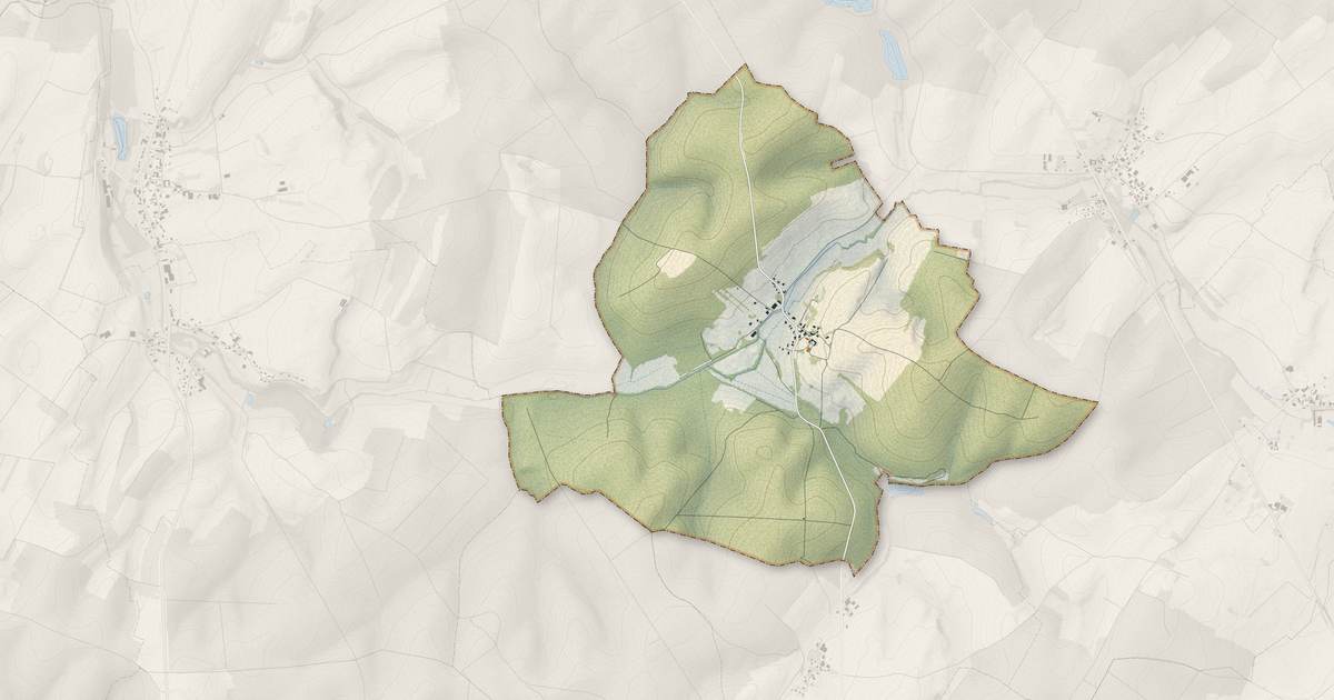 Portrait cartographique de Noiron : relief, eau, forêts, bâti et voies, calculés à partir des données de l'IGN