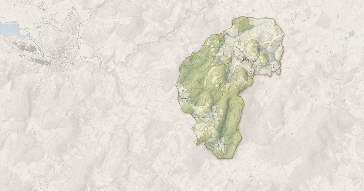 Portrait cartographique de Noroy-le-Bourg : relief, eau, forêts, bâti et voies, calculés à partir des données de l'IGN