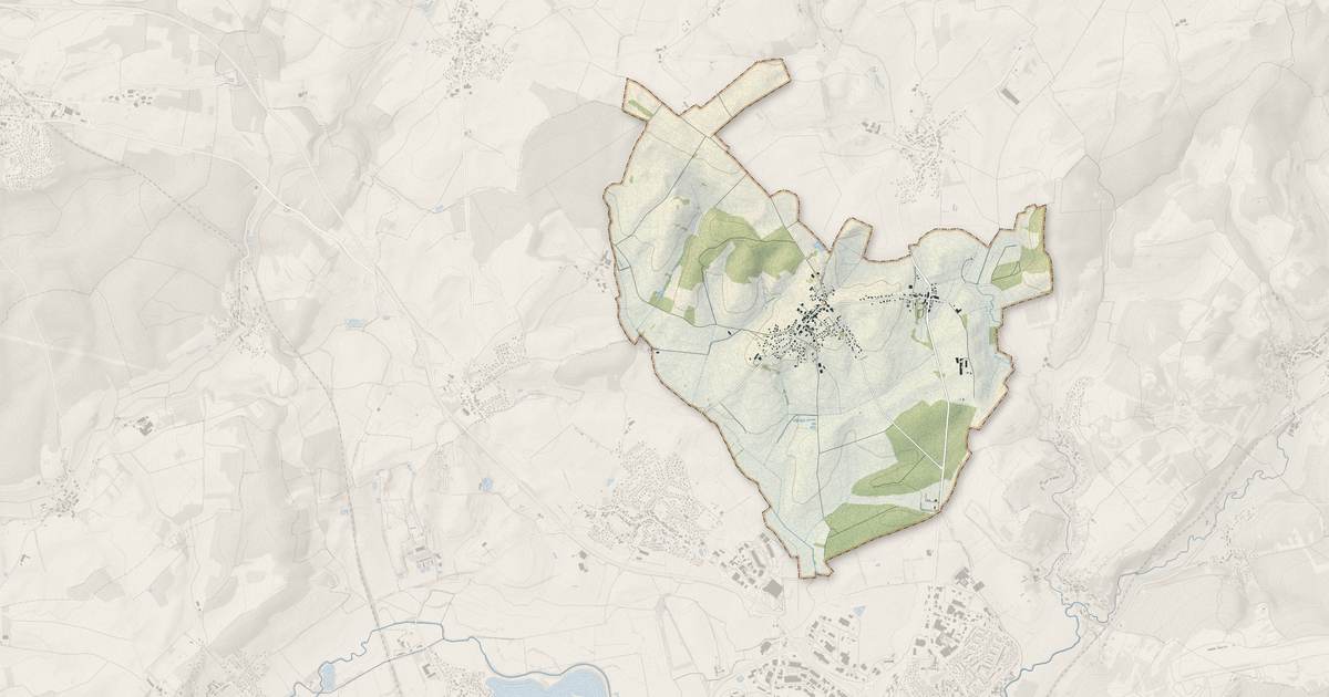 Portrait cartographique de Pusy-et-Épenoux : relief, eau, forêts, bâti et voies, calculés à partir des données de l'IGN