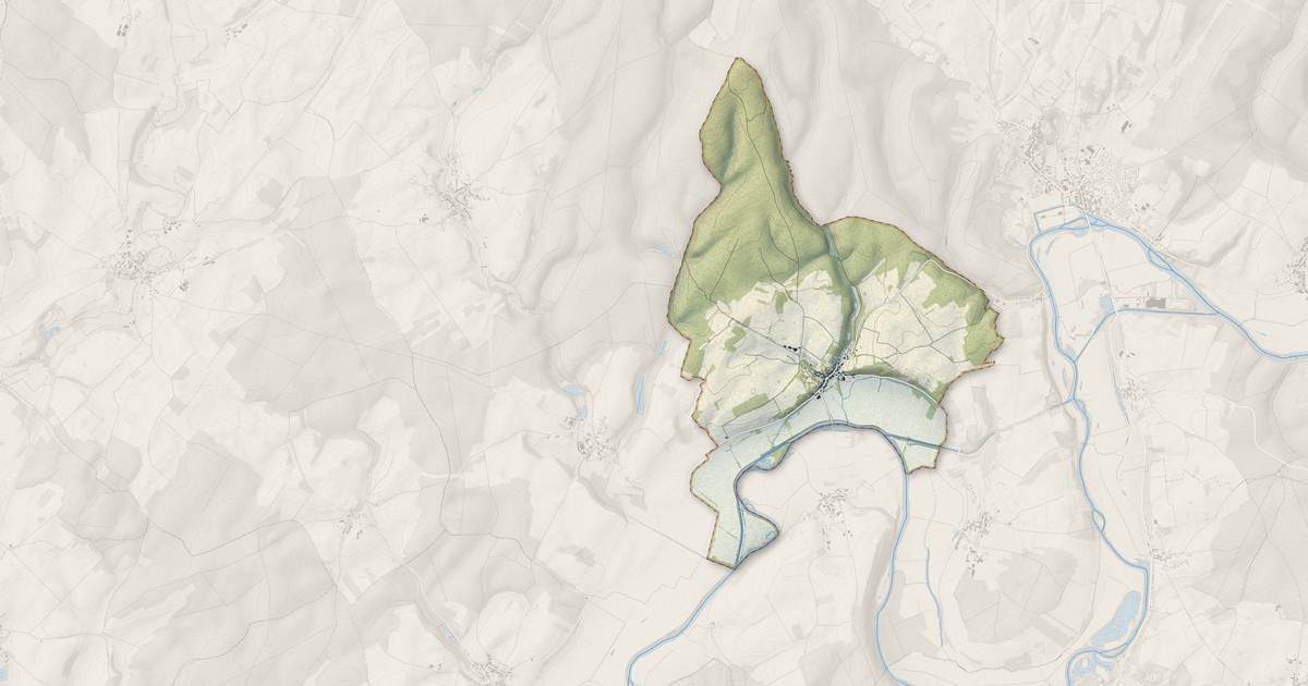 Portrait cartographique de Rupt-sur-Saône : relief, eau, forêts, bâti et voies, calculés à partir des données de l'IGN