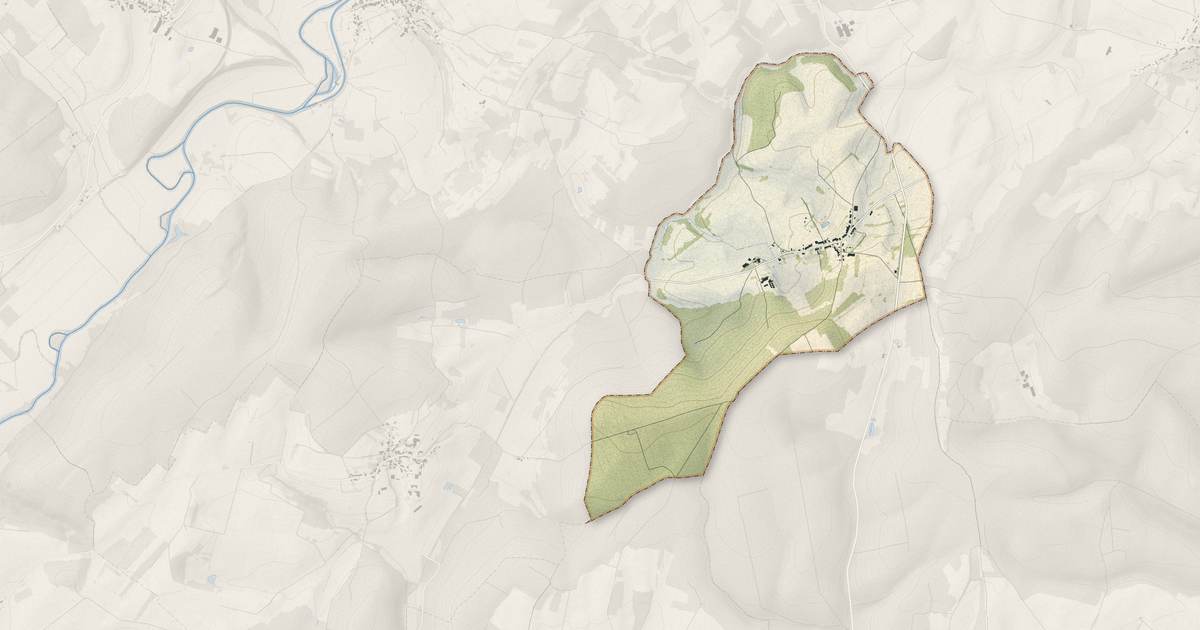 Portrait cartographique de Saponcourt : relief, eau, forêts, bâti et voies, calculés à partir des données de l'IGN