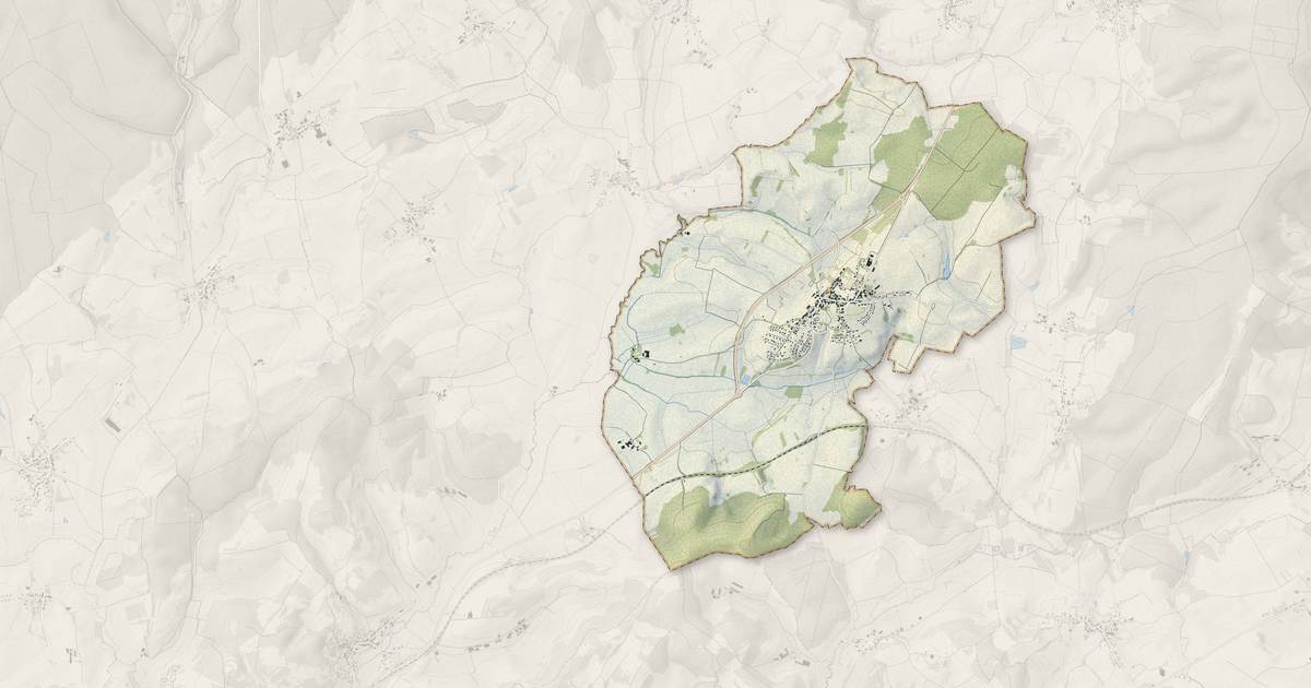 Portrait cartographique de Saulx : relief, eau, forêts, bâti et voies, calculés à partir des données de l'IGN