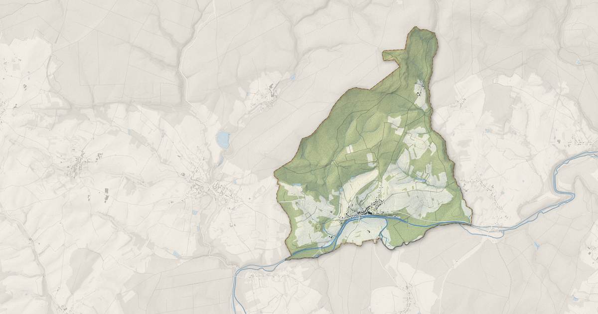 Portrait cartographique de Selles : relief, eau, forêts, bâti et voies, calculés à partir des données de l'IGN