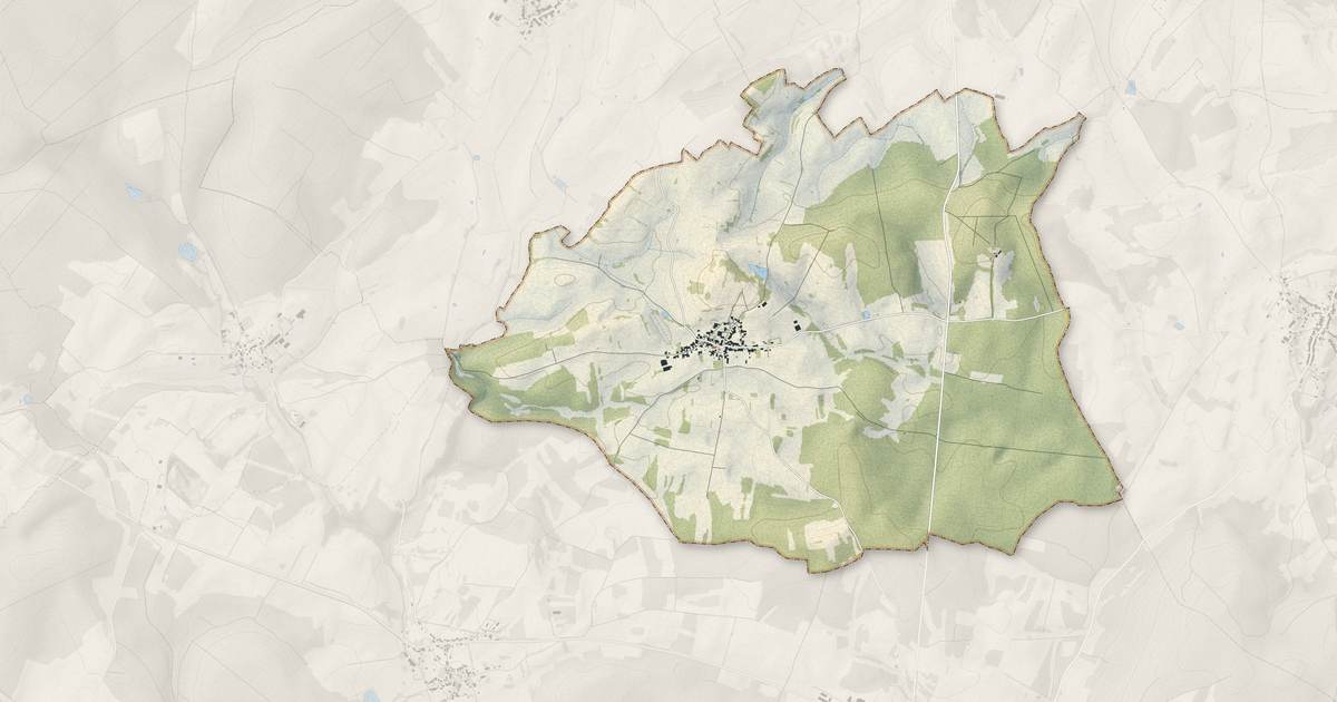 Portrait cartographique de Semmadon : relief, eau, forêts, bâti et voies, calculés à partir des données de l'IGN